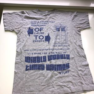 Timey-Wimey Doctor Who graphic tee